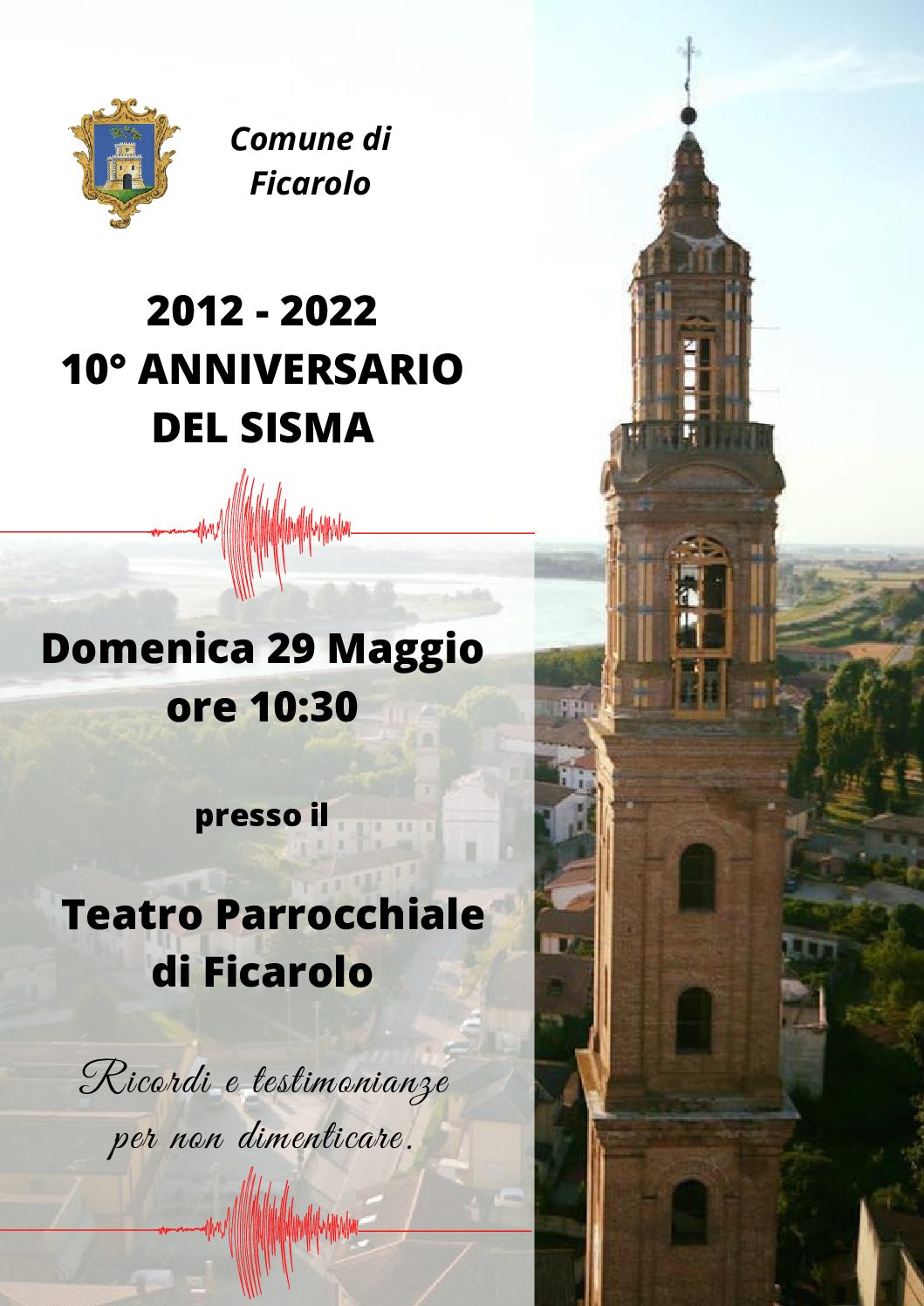2012-2022 10° Anniversario del Sisma